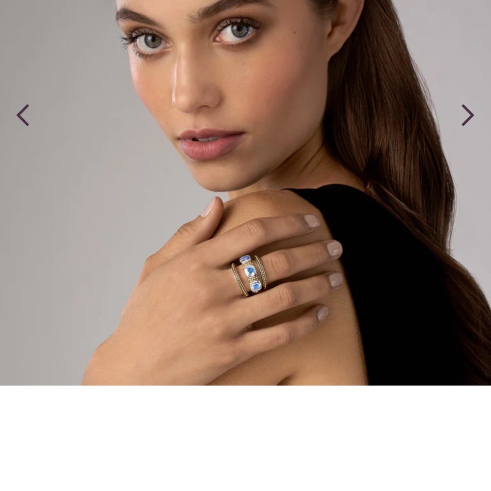 LAGOS Swiss blue topaz stacking rings